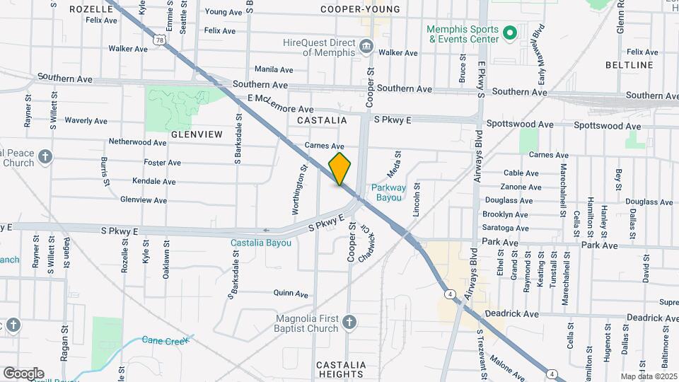 2093 Lamar Ave Map and Location Details
