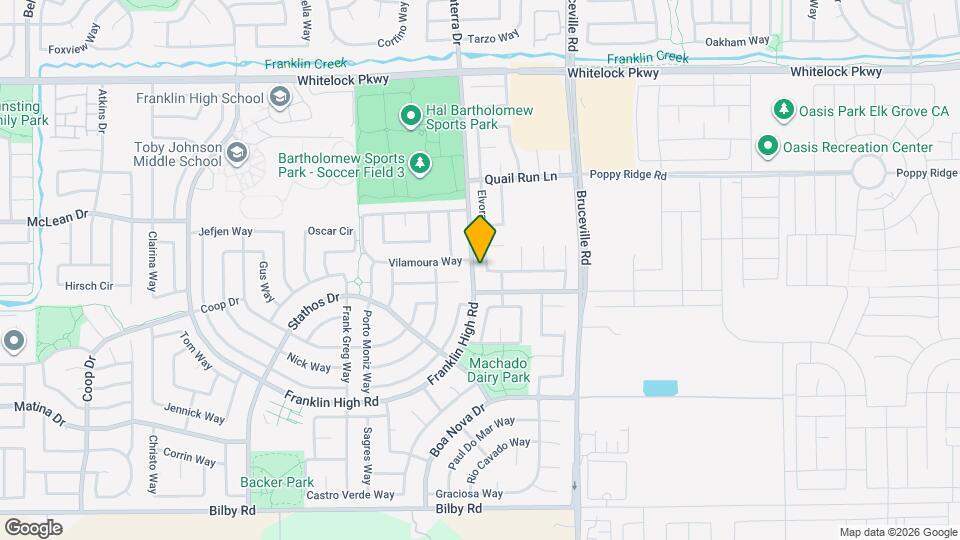 7008 Elvora Way Map and Location Details