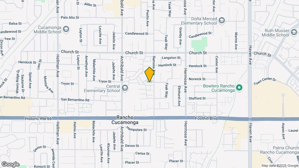 9870 Paloma Ct Map and Location Details