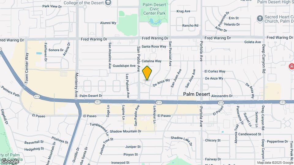 73600 San Gorgonio Way Map and Location Details