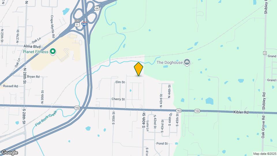 3808 Poplar St Map and Location Details