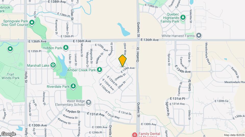 13415 Oneida Ln Mapa y Detalles de la Ubicación