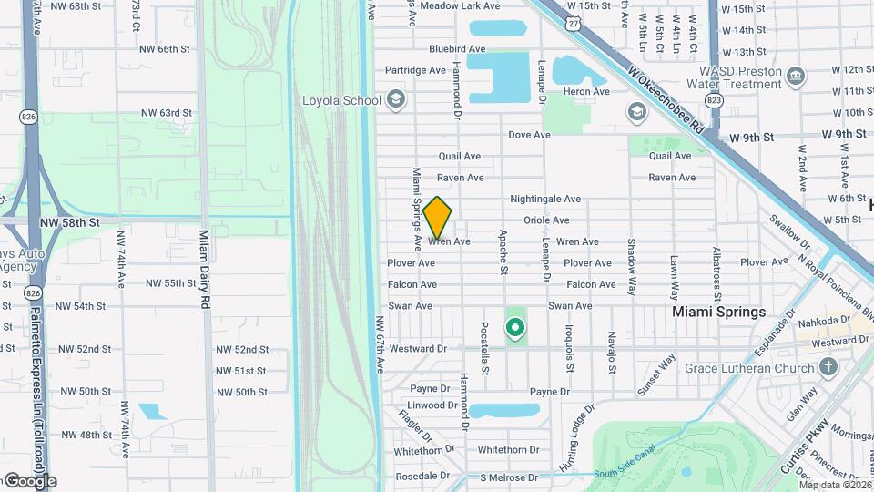 1140 Wren Ave Map and Location Details
