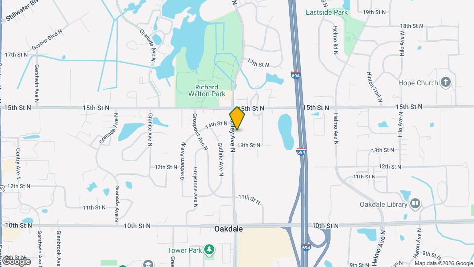 1347 Hadley Ave N Mapa y Detalles de la Ubicación