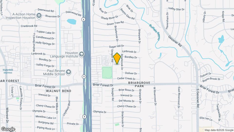 10125 Valley Forge Dr Map and Location Details