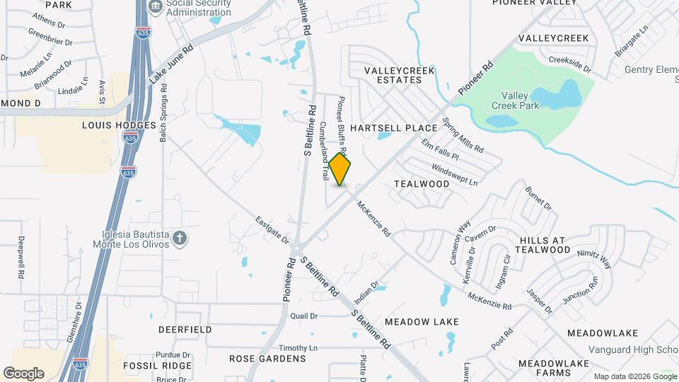 14121 S Pass Rd Map and Location Details