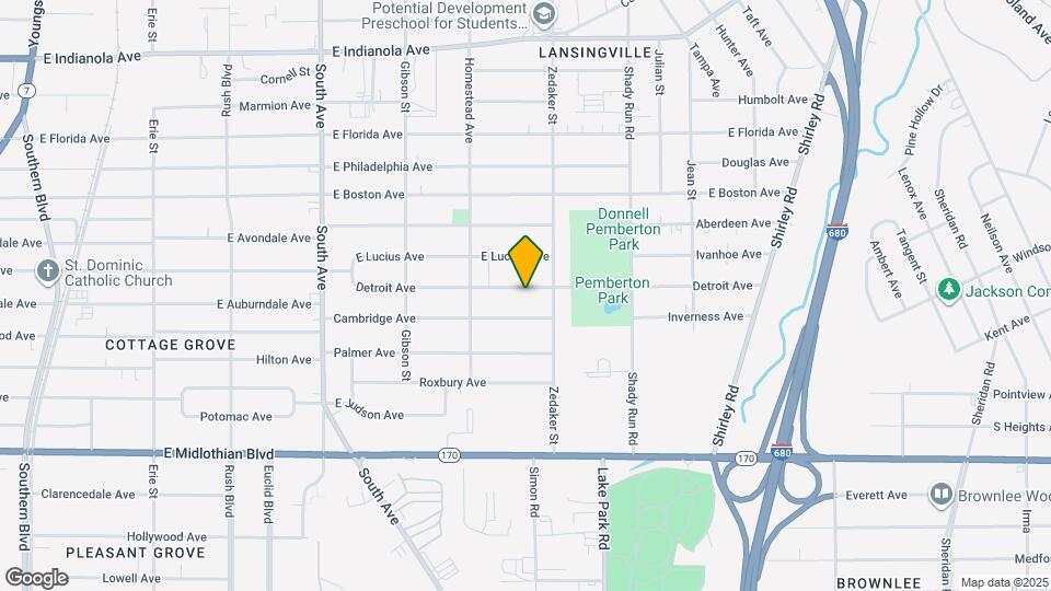 855 Detroit Ave Map and Location Details