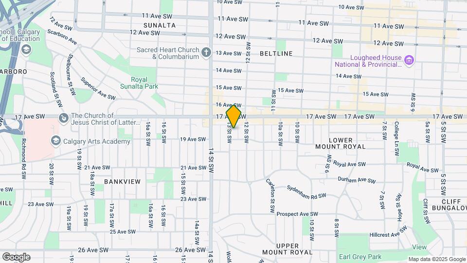 1720 13th St SW Map and Location Details