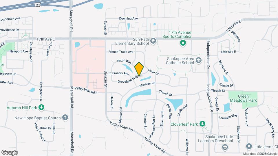 2142 Groveland Way Map and Location Details