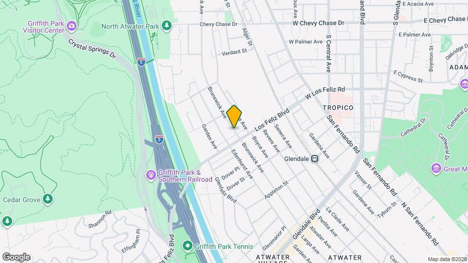 4020 Brunswick Ave Map and Location Details