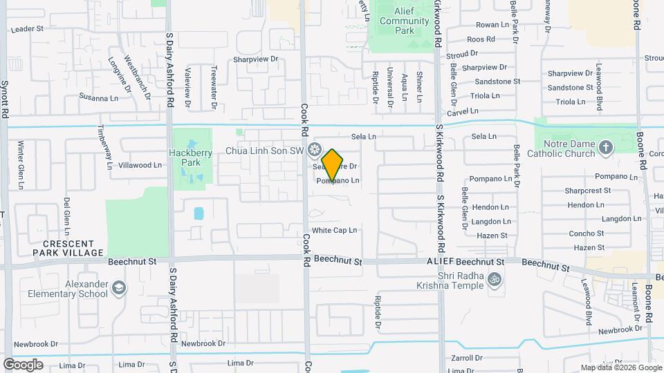 12207 Pompano Ln Map and Location Details