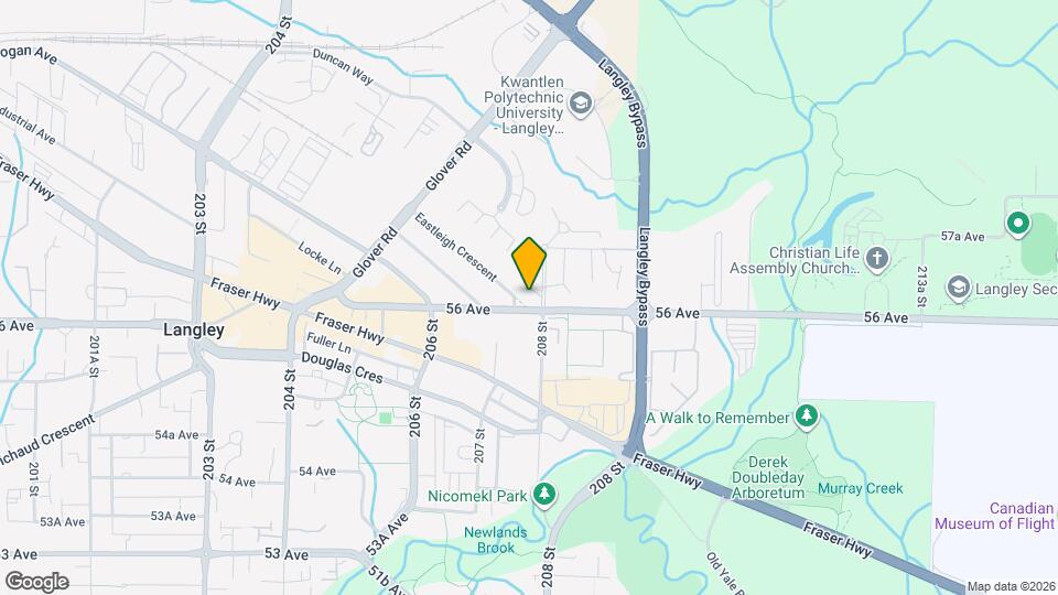 20725 Eastleigh Cres Map and Location Details