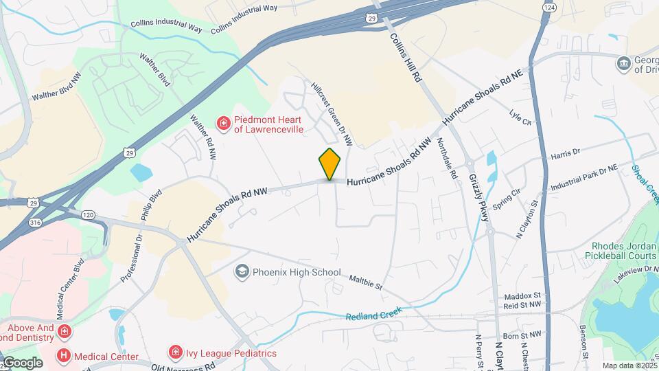 582 Downing St Map and Location Details