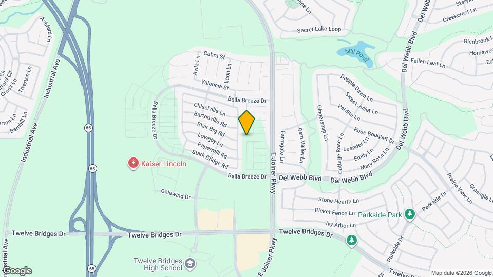 2766 Bedell St Mapa y Detalles de la Ubicación