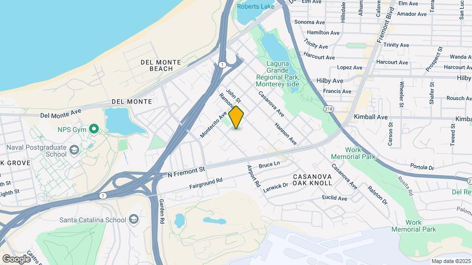 451 Dela Vina Ave #207 - Monterey Map and Location Details