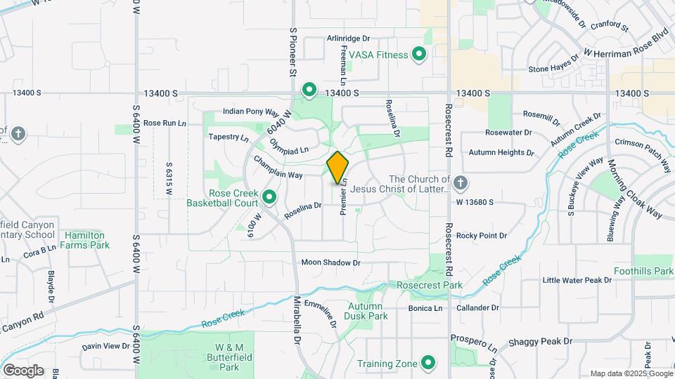 13646 S Watts Ln Map and Location Details