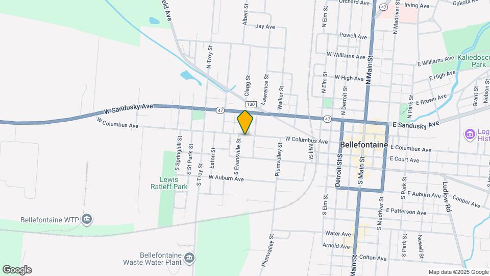 615 W Columbus Ave Map and Location Details