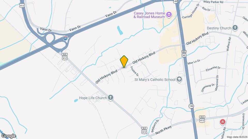 926 Old Hickory Blvd Map and Location Details