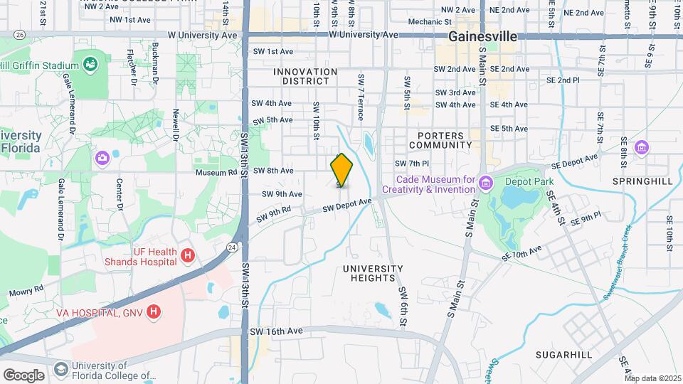 835 SW 9th St Map and Location Details