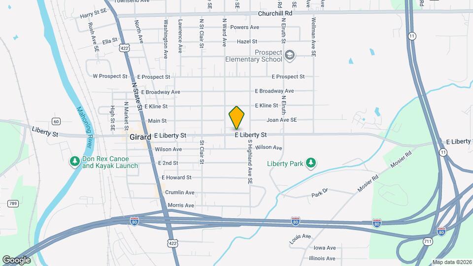 326 E Liberty St Map and Location Details