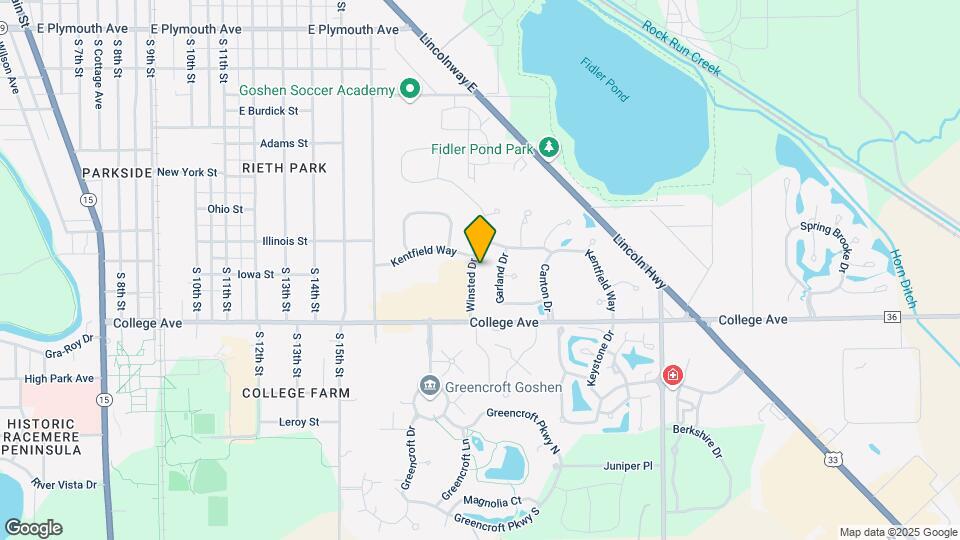 1512 Winsted Dr Map and Location Details