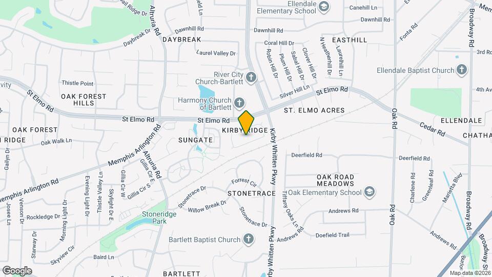 6752 Oakmoor Cir S Mapa y Detalles de la Ubicación