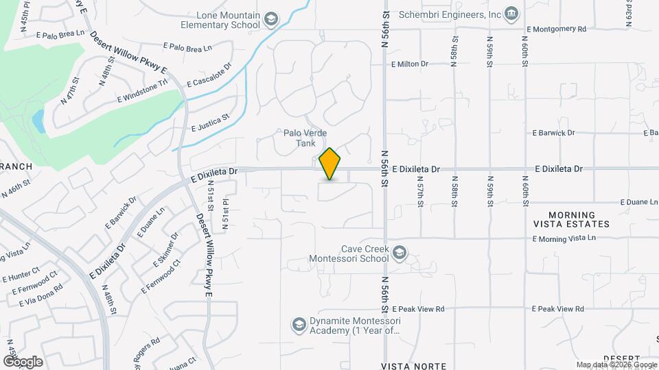 5411 E Duane Ln Map and Location Details