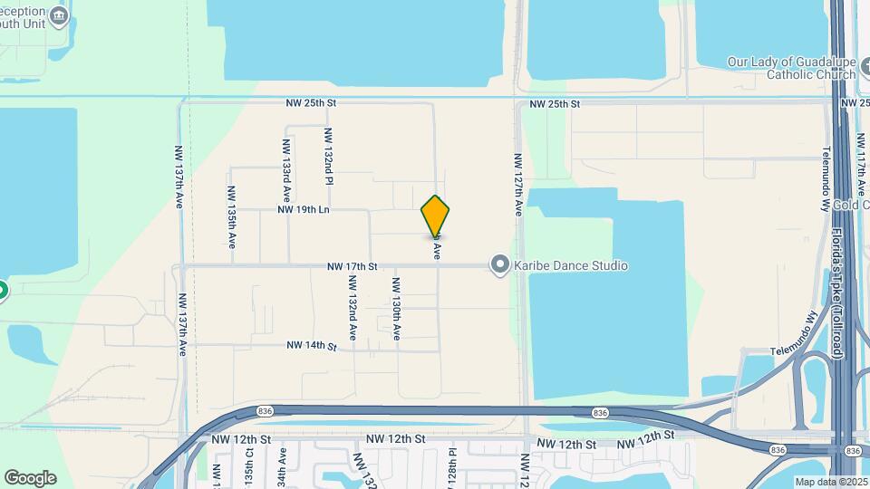1450 NW 129th Ave Map and Location Details
