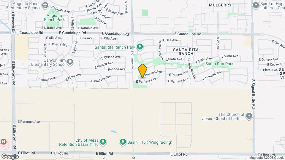 10042 E Pantera Ave Map and Location Details