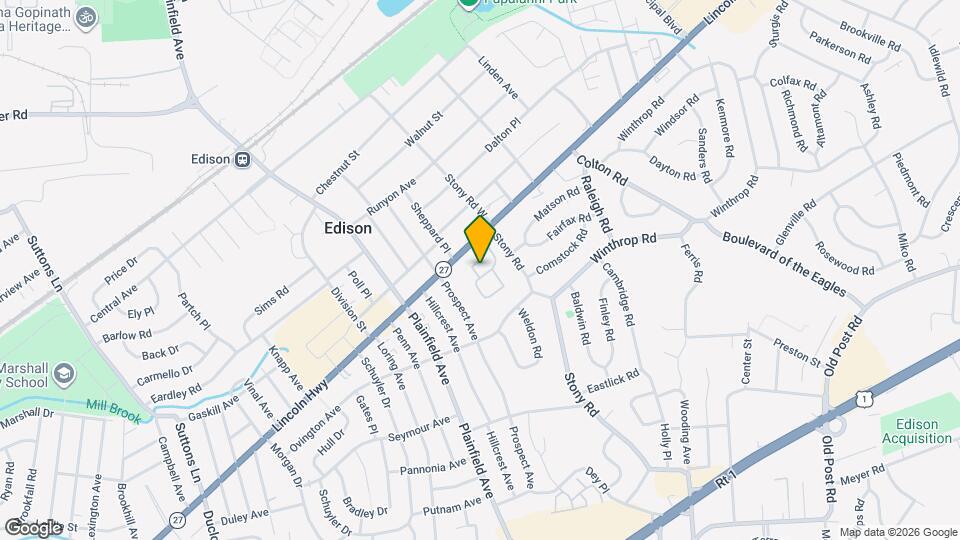 1107 Woodhaven Dr Map and Location Details