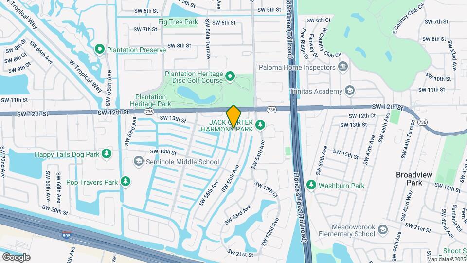 1311 SW 56th Ave Mapa y Detalles de la Ubicación