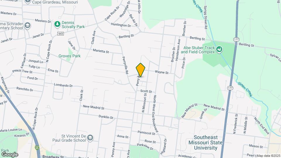 1516 Stoddard St Map and Location Details