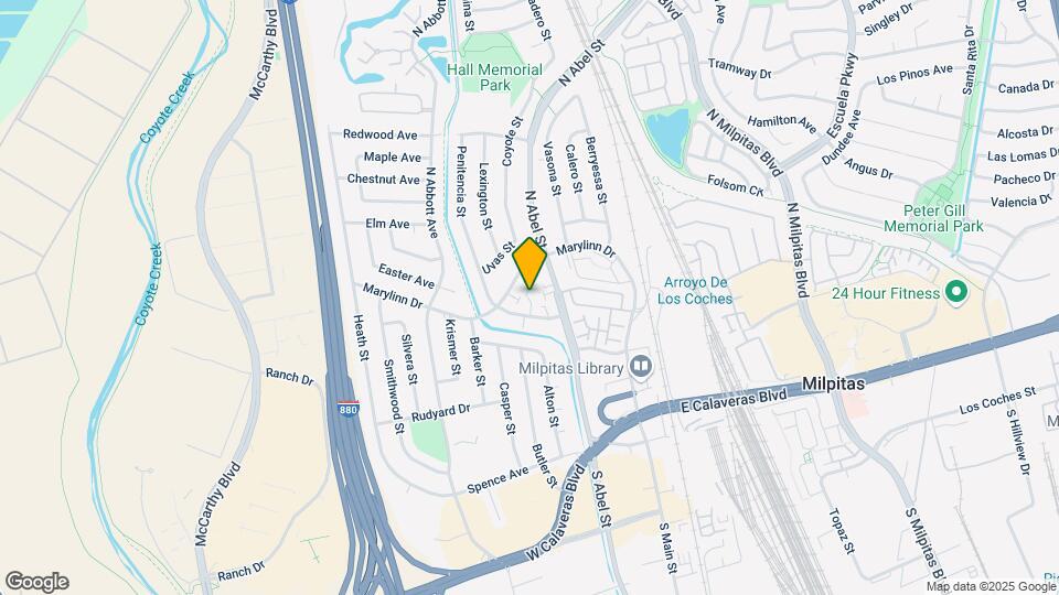 552 Penitencia Ct Map and Location Details