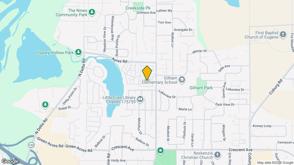 2060 Lakeland Way Mapa y Detalles de la Ubicación