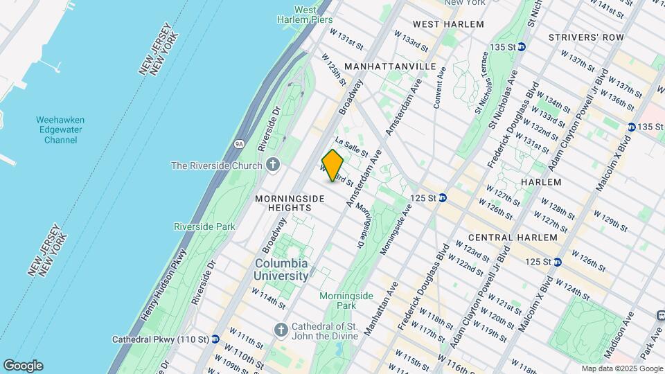 521 W 122nd St Map and Location Details