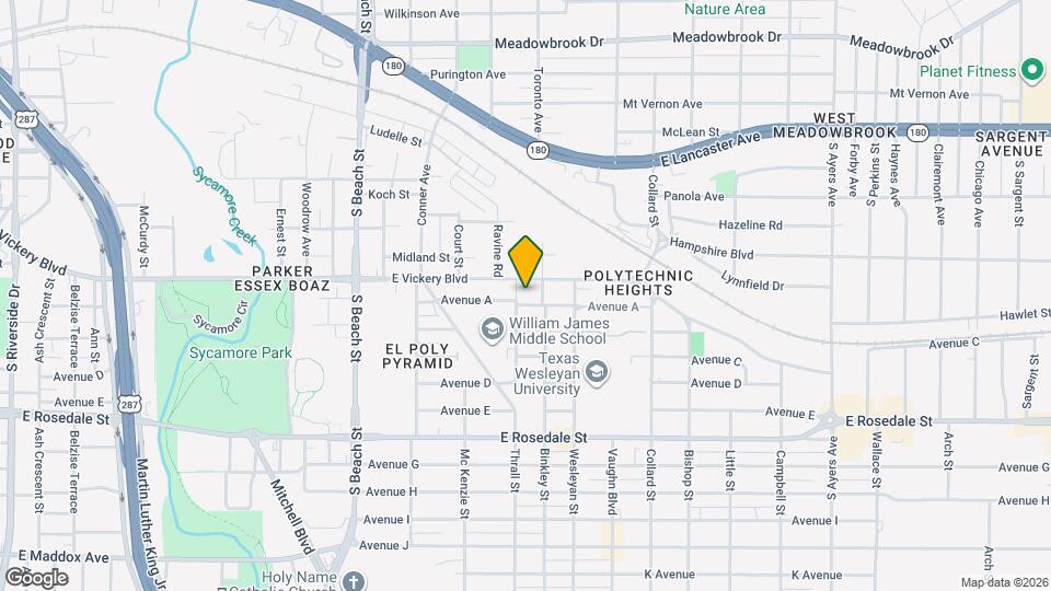 2909 Avenue A Mapa y Detalles de la Ubicación