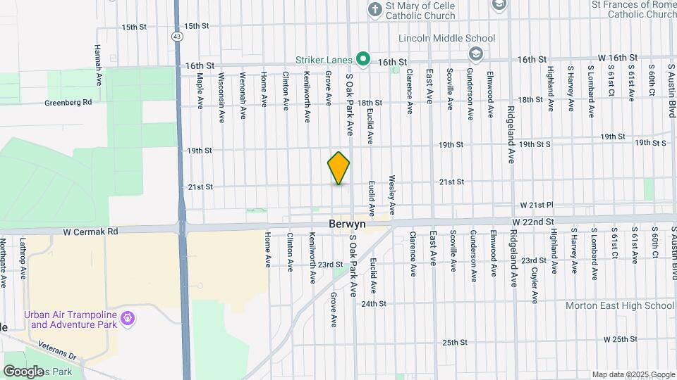 2105 Grove Ave, Unit 201 Map and Location Details