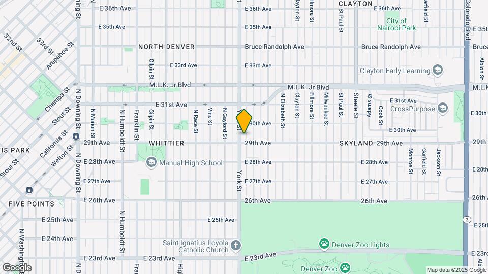 2912 N York Ct Mapa y Detalles de la Ubicación
