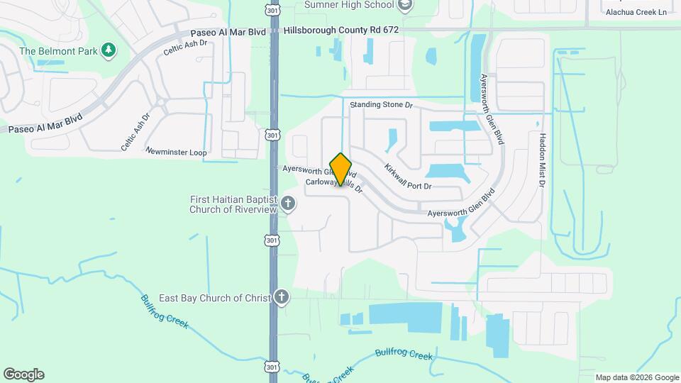 10707 Carloway Hills Dr Mapa y Detalles de la Ubicación