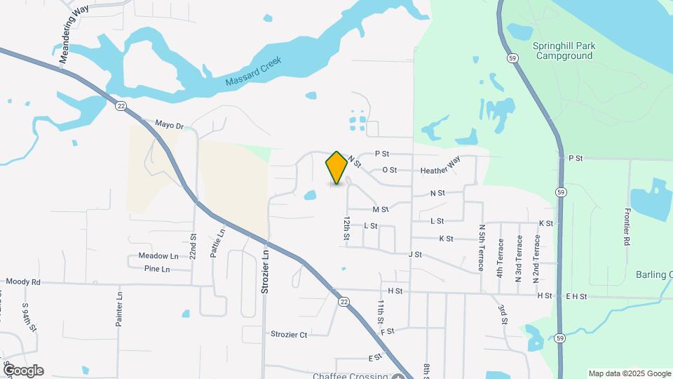 1406 13th Terrace Map and Location Details