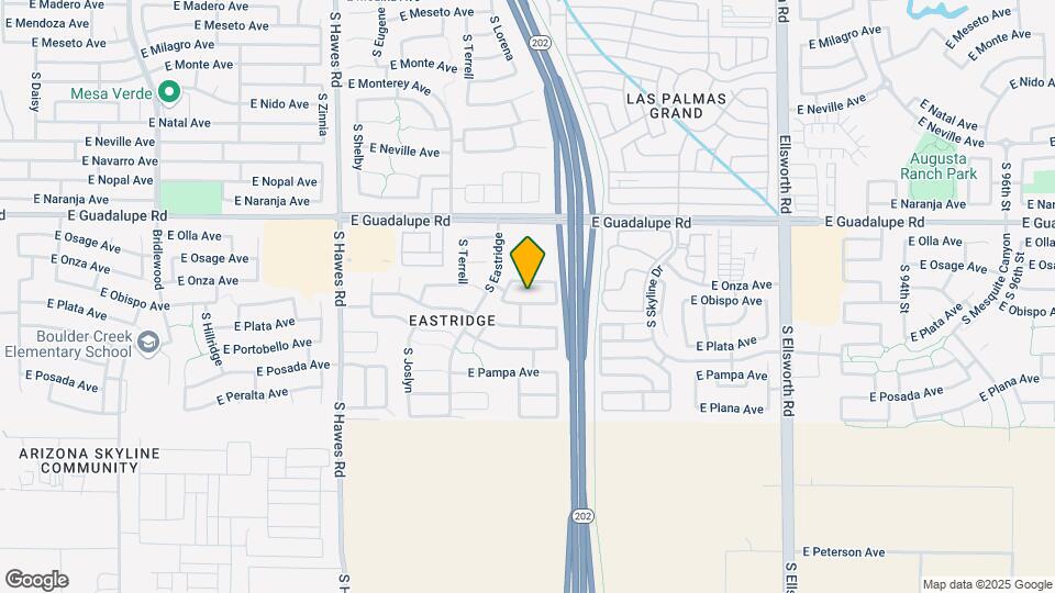 8736 E Obispo Ave Map and Location Details