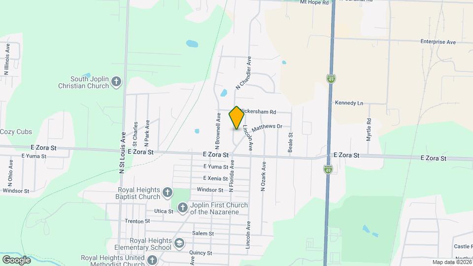 2809 N Chandler Ave Map and Location Details