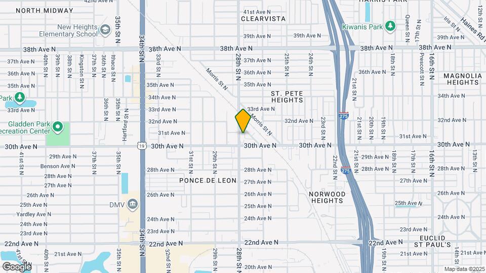 3031 28th St N Map and Location Details