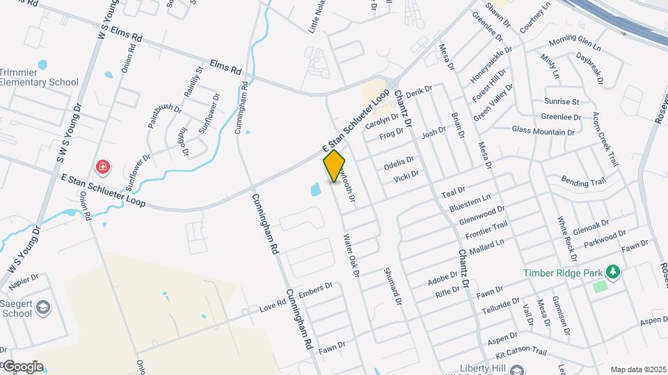 3807 Water Oak Dr Map and Location Details