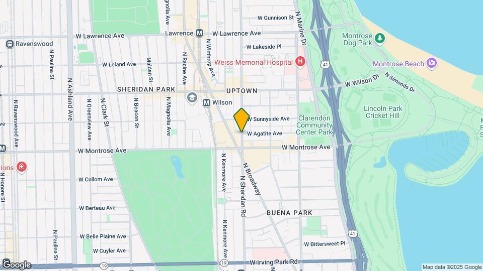 4428 N Sheridan Rd Map and Location Details