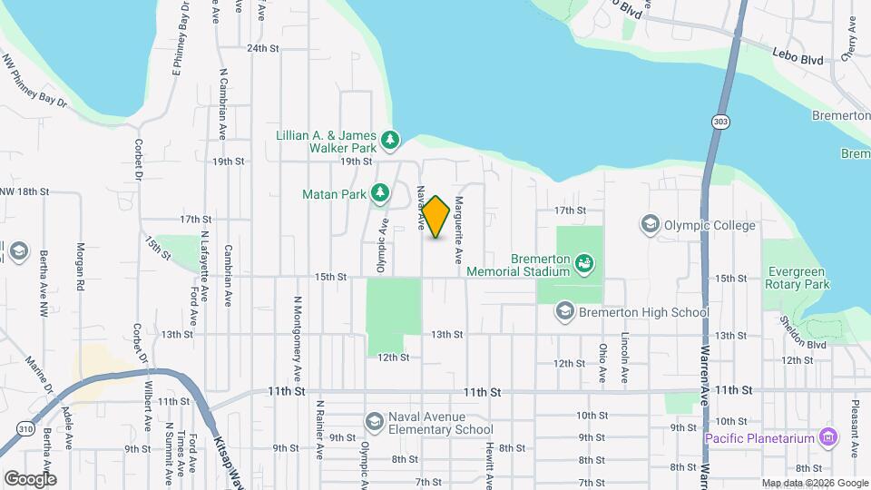 1528 Naval Ave Map and Location Details