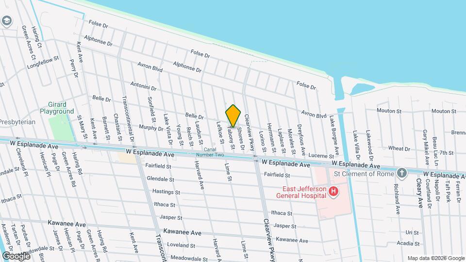 4513 Tabony St Map and Location Details