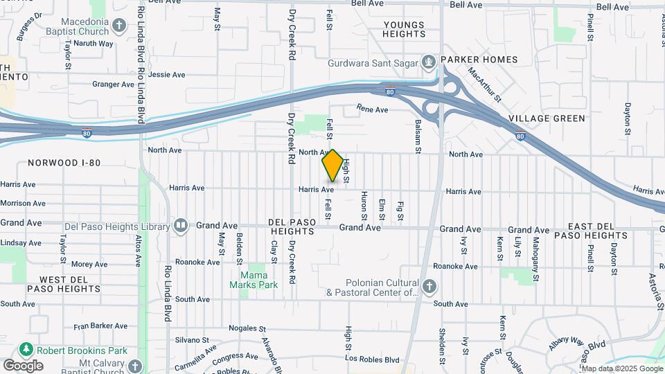 1363 Harris Ave Map and Location Details