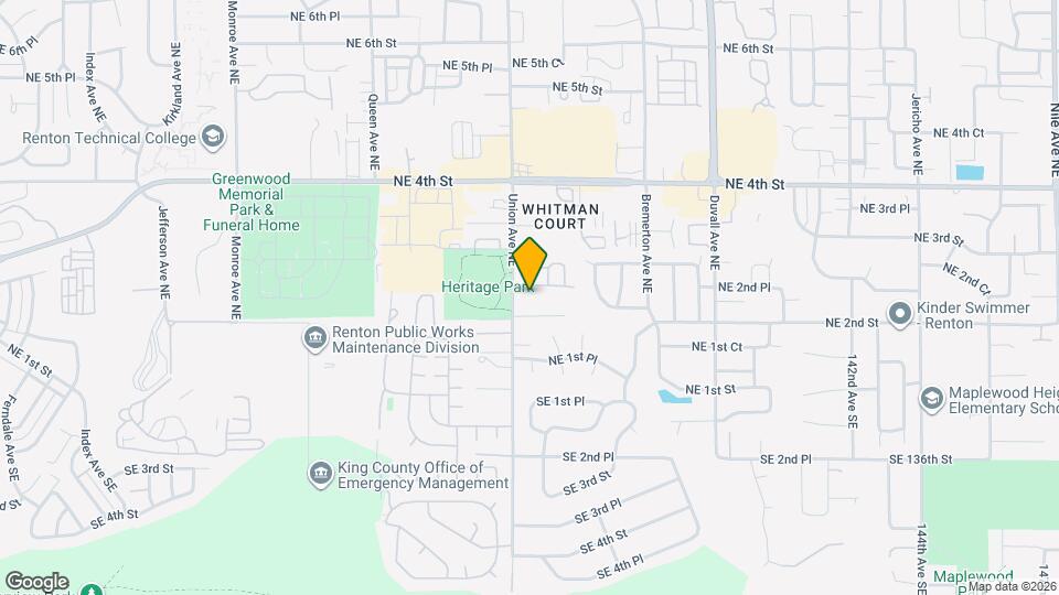 4103 NE 2nd Pl Map and Location Details