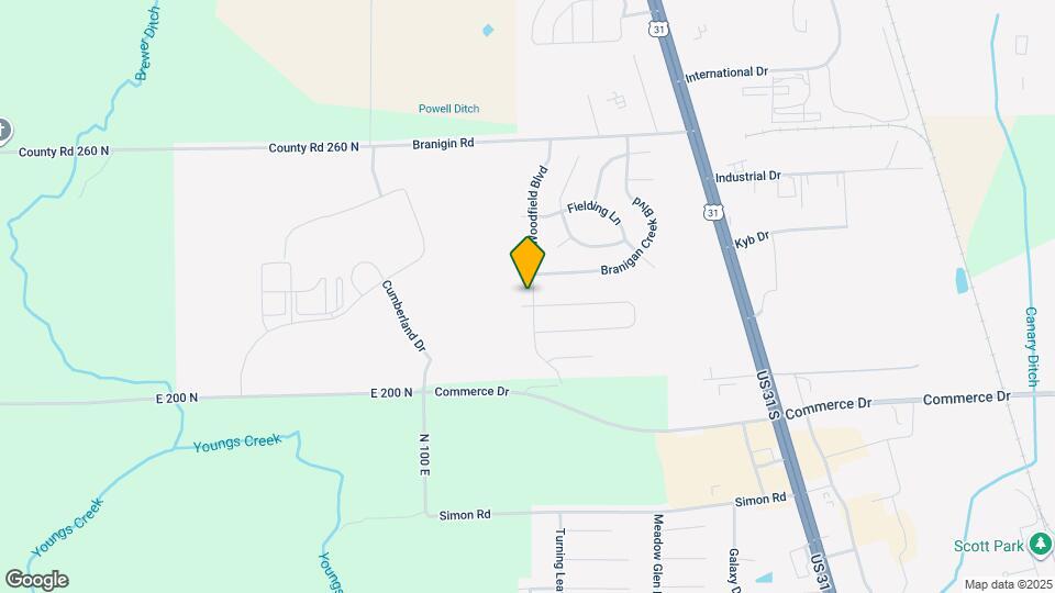 2604 Woodfield Blvd Map and Location Details
